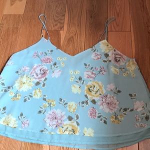 Floral tank top